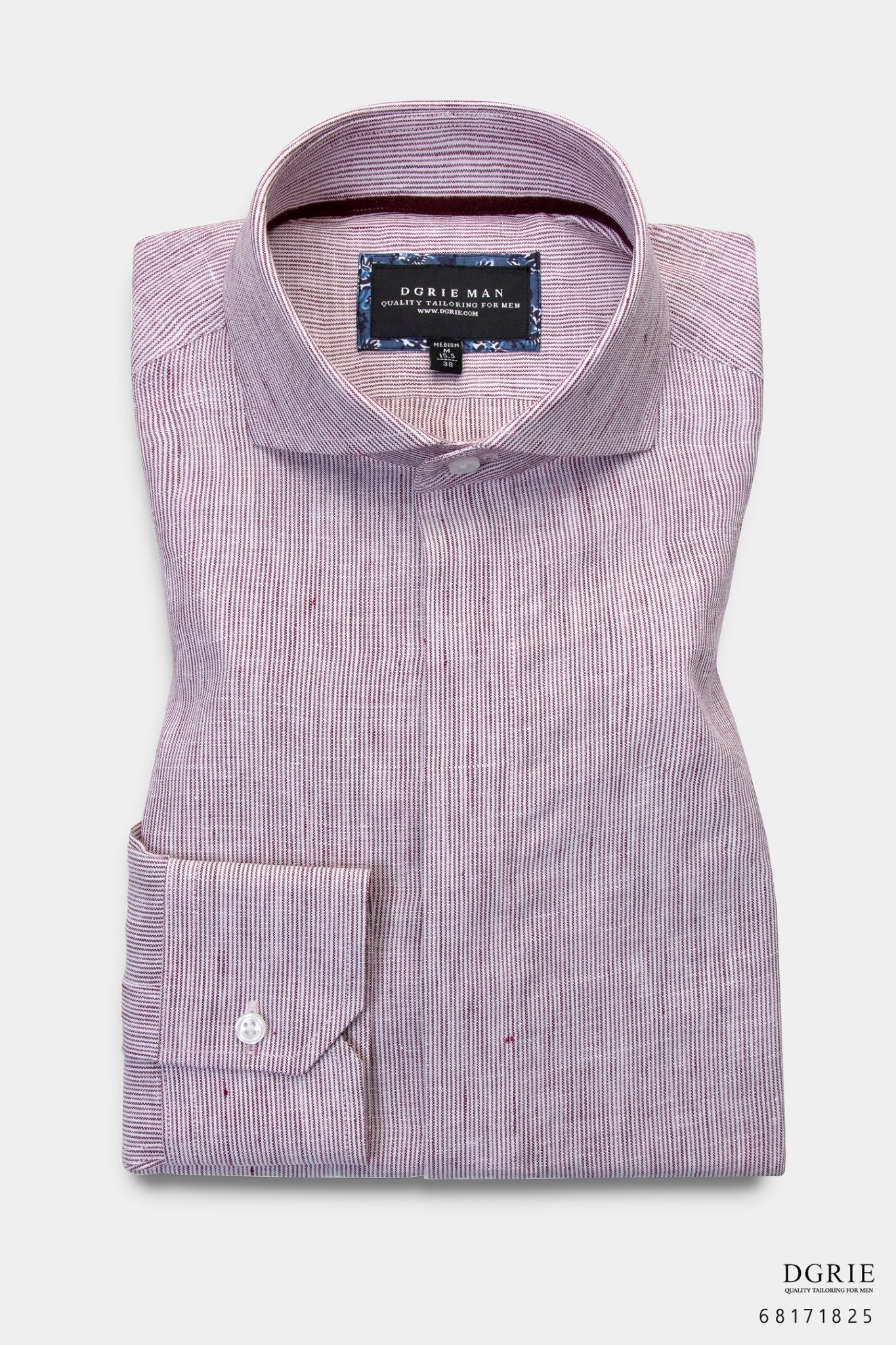 linen red stipe 1mm dgrie 4