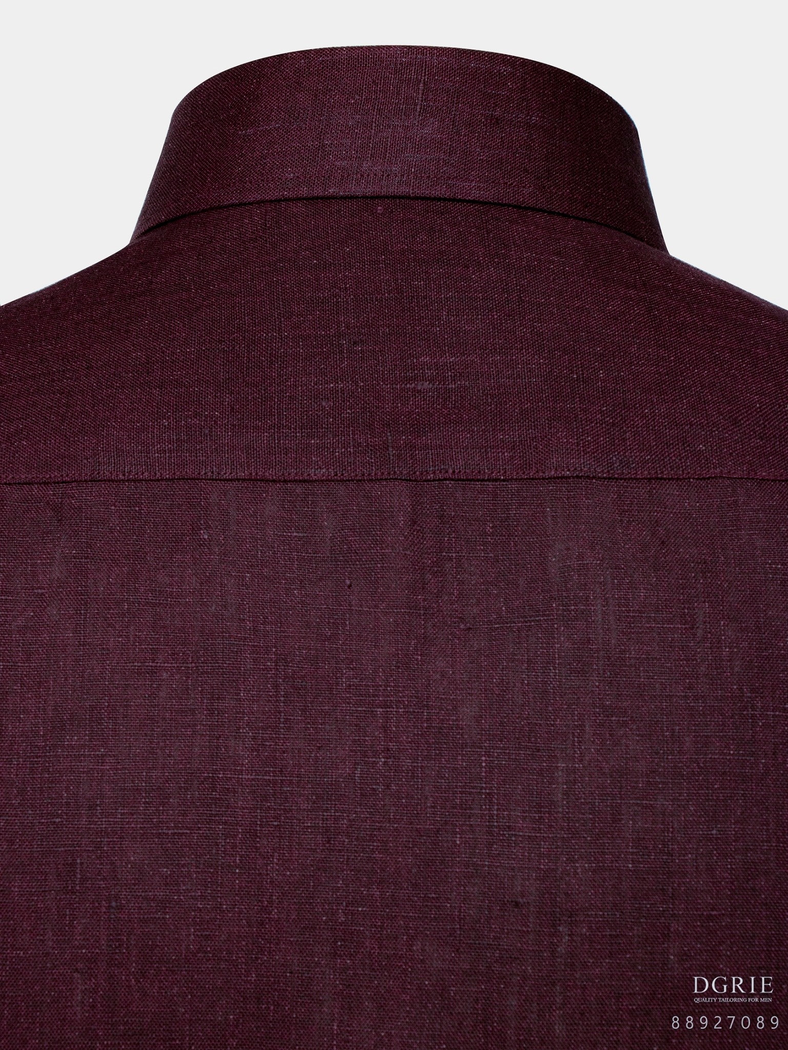 poland linen burgundy shirt dgrie 1