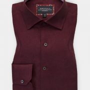 poland linen burgundy shirt dgrie 3
