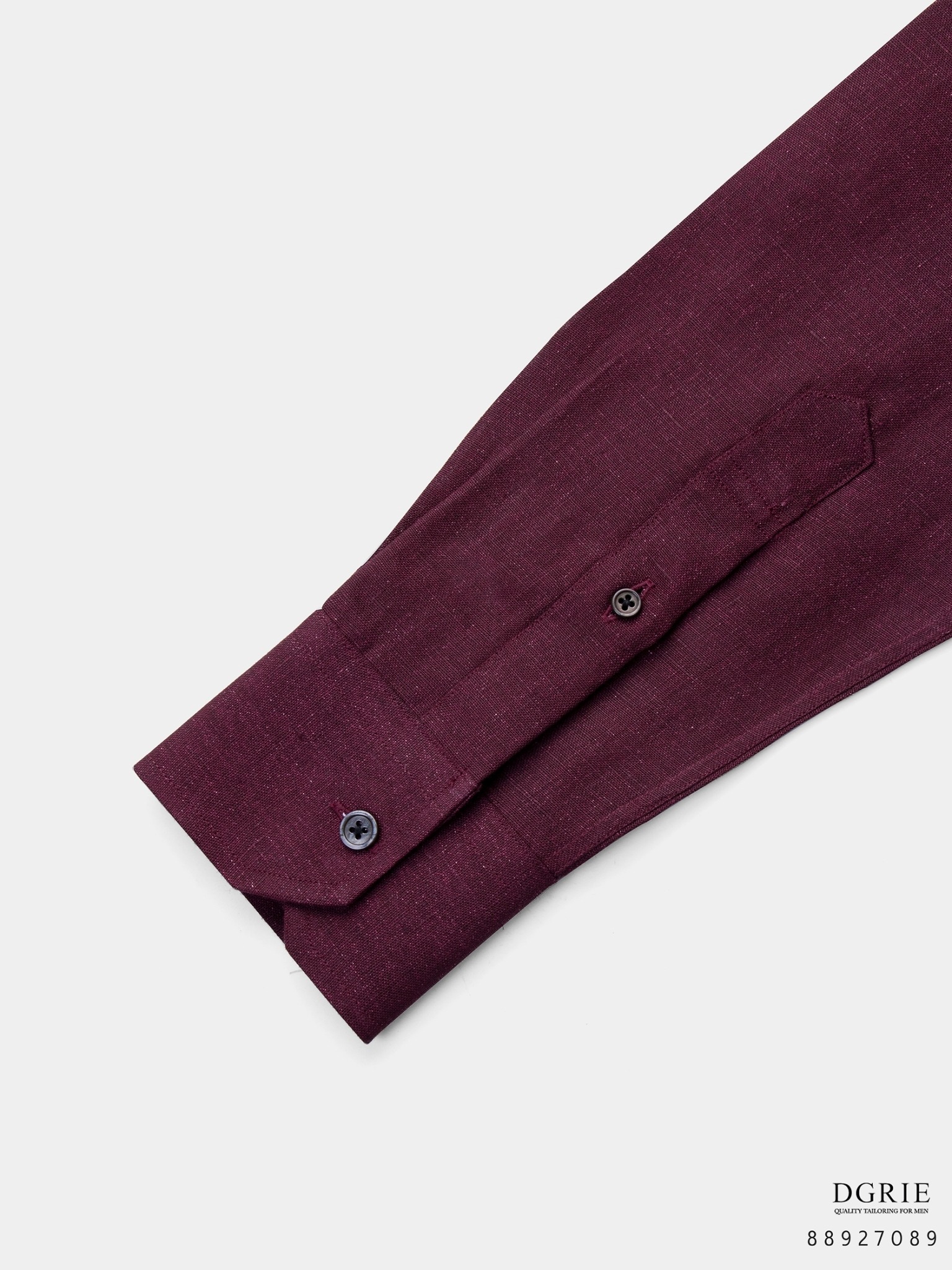 poland linen burgundy shirt dgrie 4
