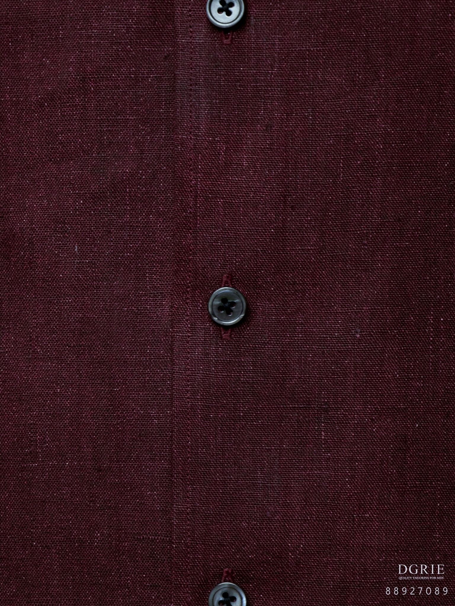 poland linen burgundy shirt dgrie 5