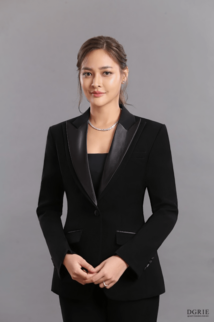 womens black tuxedo by dgrie dgrie