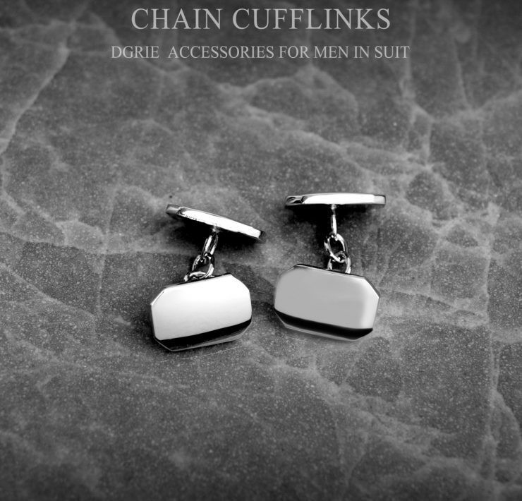 คิฟลิงค์ Silver Chain Cufflink 18 dgrie 14