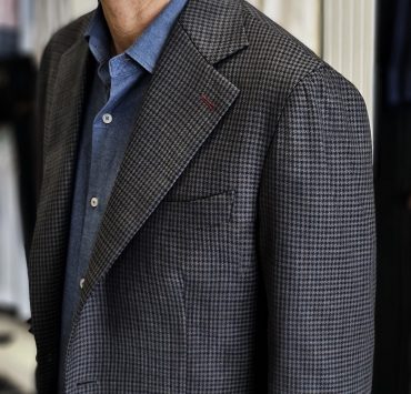 ตัดสูทวินเทจ DGRIE Grey houndstooth Classic Jacket 14 dgrie grey houndstooth classic jacket dgrie 1