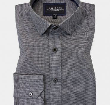 เสื้อเชิ้ตสีเทา Micro Naishead Black Cotton Shirt 15 dgrie micro naishead black cotton dgrie 2