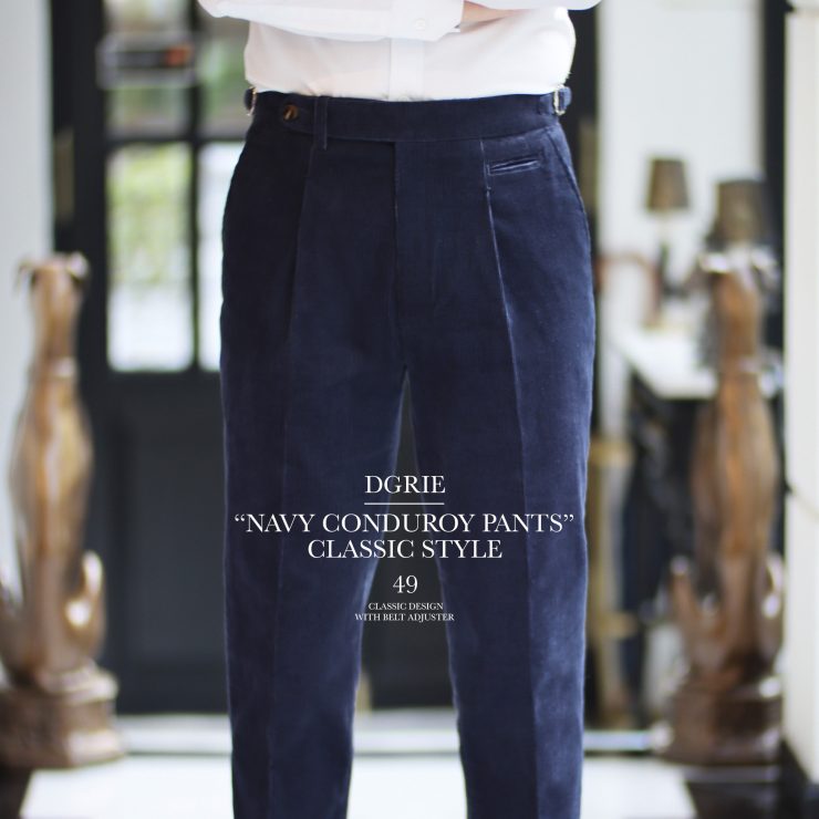 DGRIE PANTS 49: ตัดกางเกง ผ้าลูกฟูก(Corduroy) สีน้ำเงิน 82 dgrie pants 49 corduroy dgrie 10