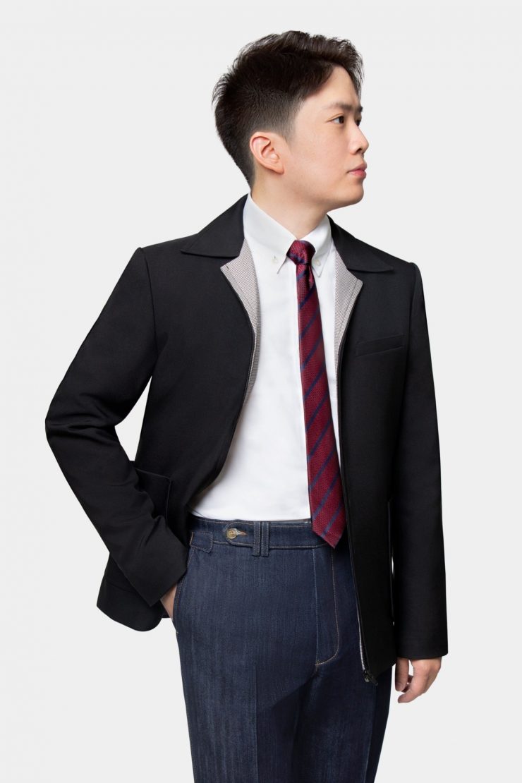 แจ็คเก็ตซิป DGRIE Play - Zipper black houndstooth 13 dgrie play zipper black houndstooth dgrie