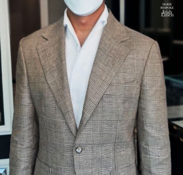ตัดสูท Irish Linen Prince of wales สไตล์วินเทจ 14 irish linen prince of wales dgrie 3