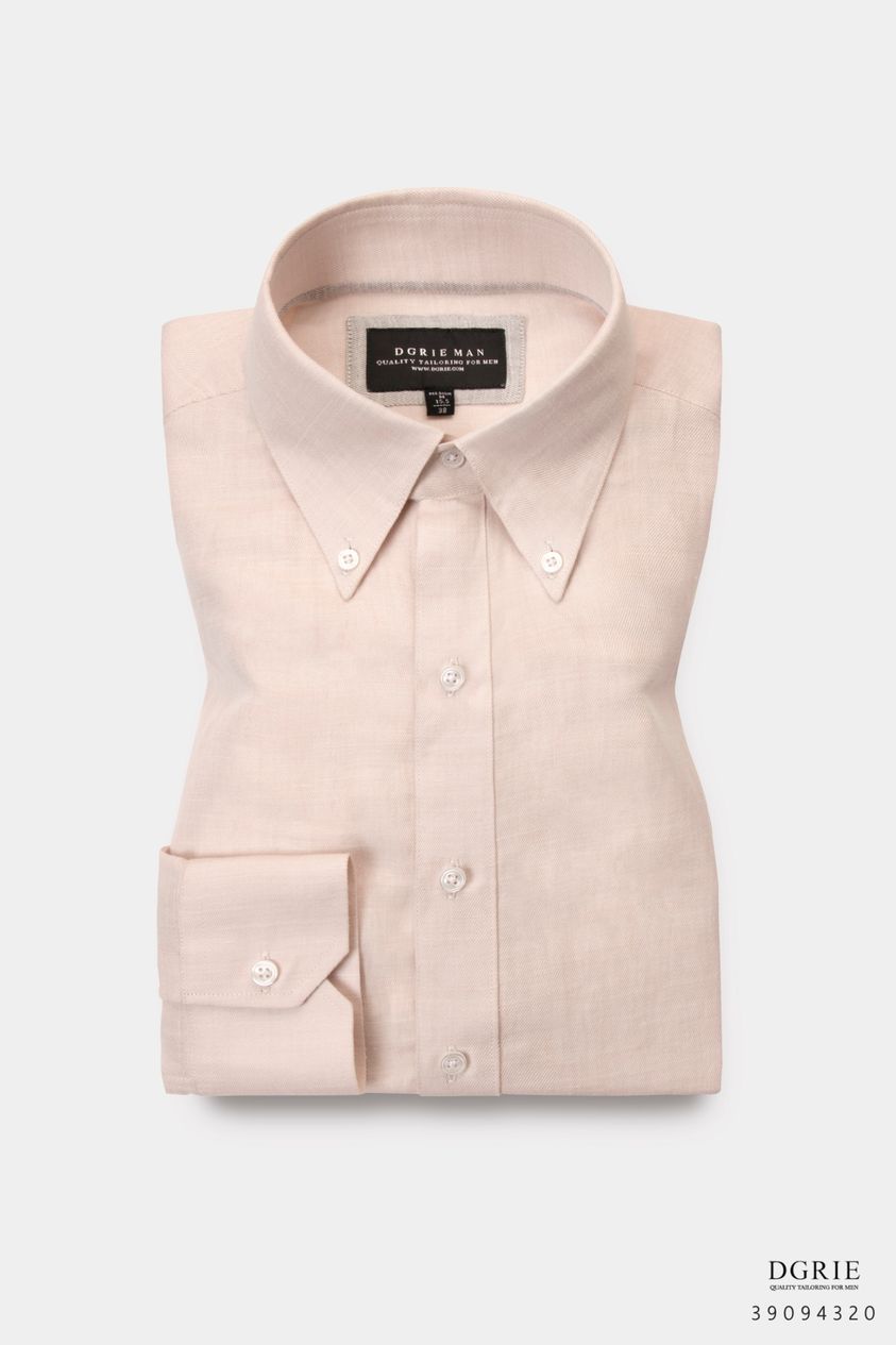 rose button down cotton linen shirt dgrie 1