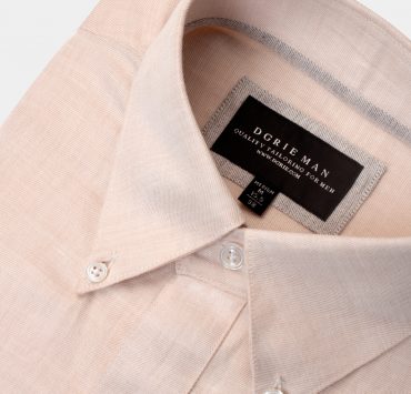 rose button down cotton linen shirt dgrie