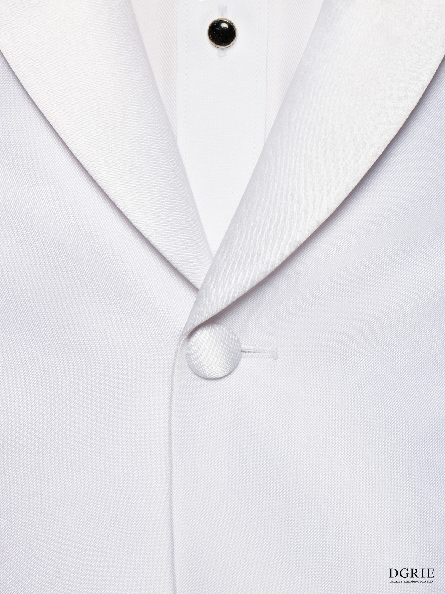 white tuxedo satin lapel jacket dgrie 3