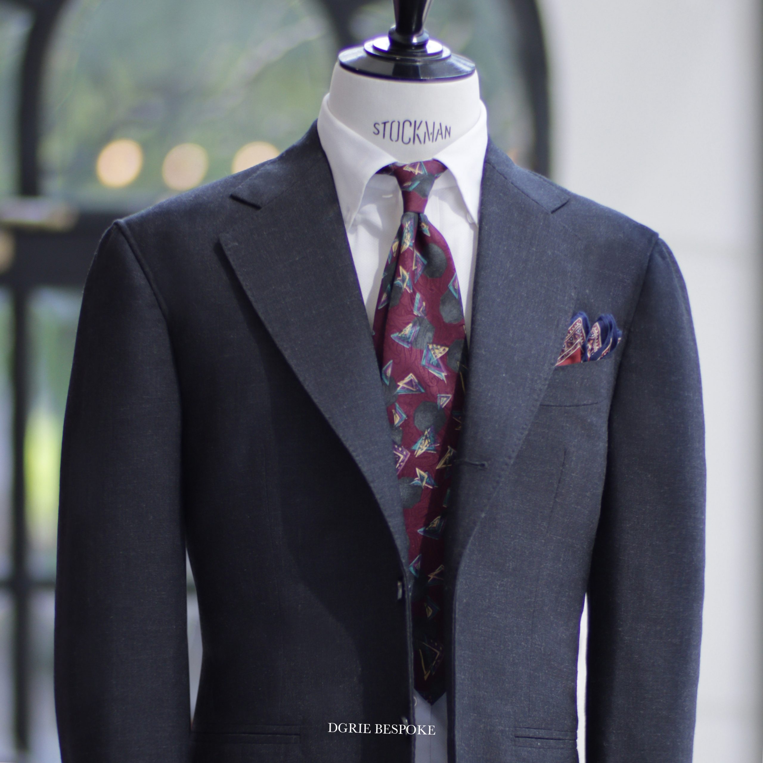 dark grey full canvas suit dgrie 1