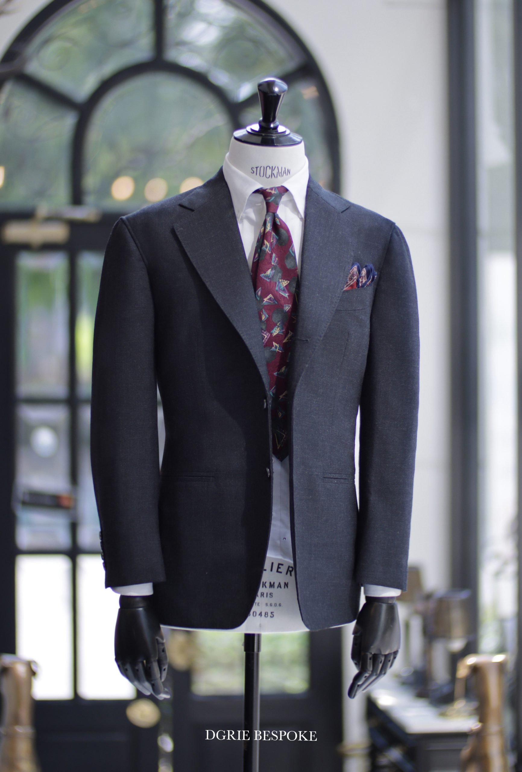 dark grey full canvas suit dgrie 3