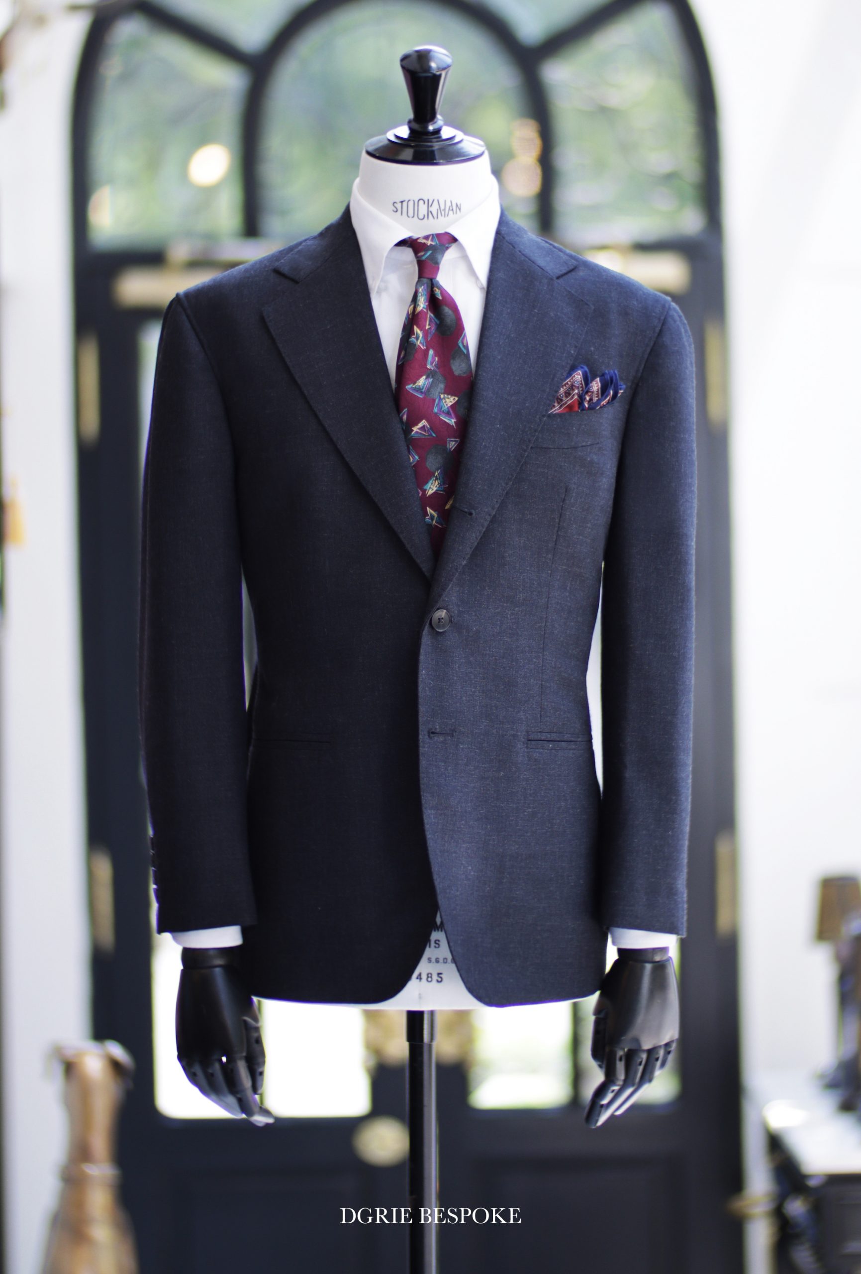 dark grey full canvas suit dgrie