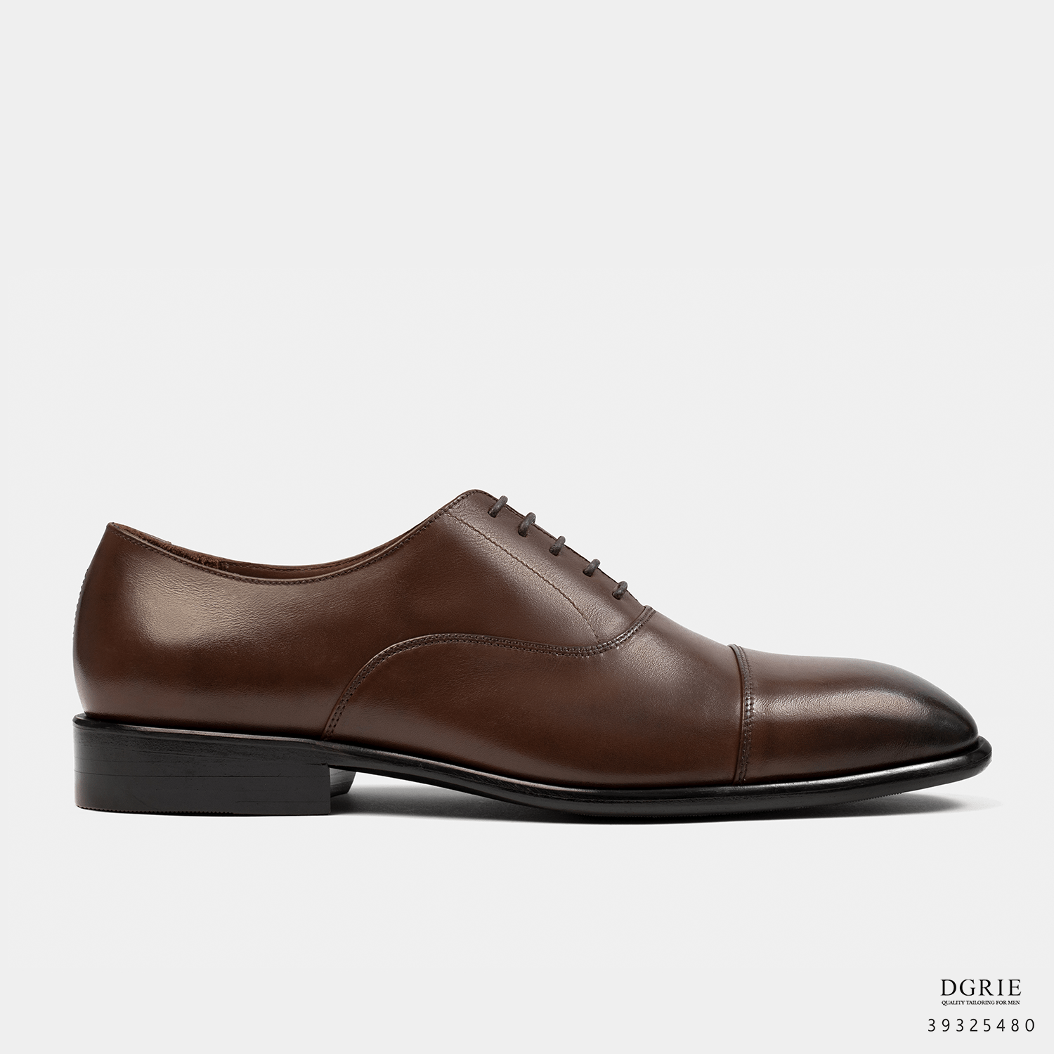 dgrie cognac round cap toe oxford shoes dgrie