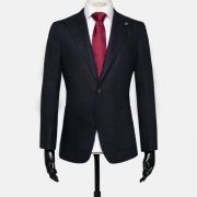 dark navy linen and wool jacket dgrie 4