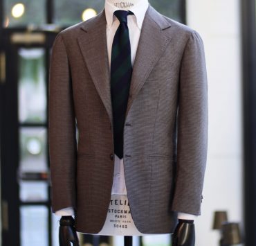 ตัดสูทหางม้า สไตล์คลาสสิค DGRIE Brown Full Canvas Suit 15 dgrie brown full canvas suit dgrie