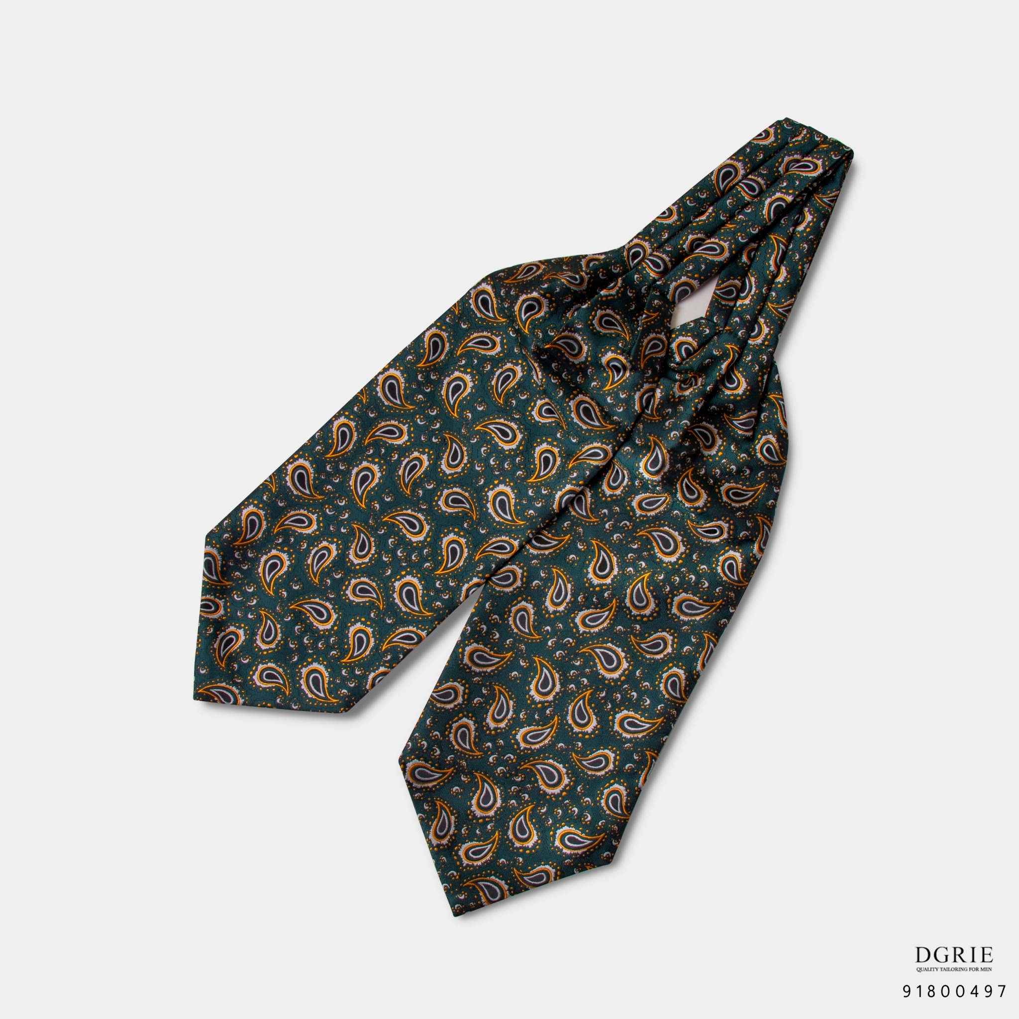dgrie classic paisley ascot tie dgrie