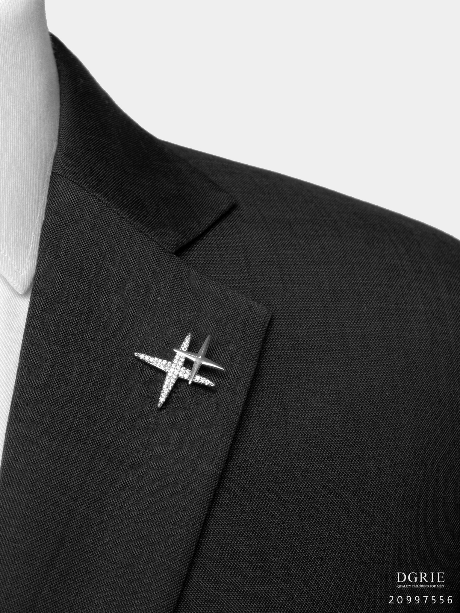 dgrie cross sparkle brooch dgrie 1