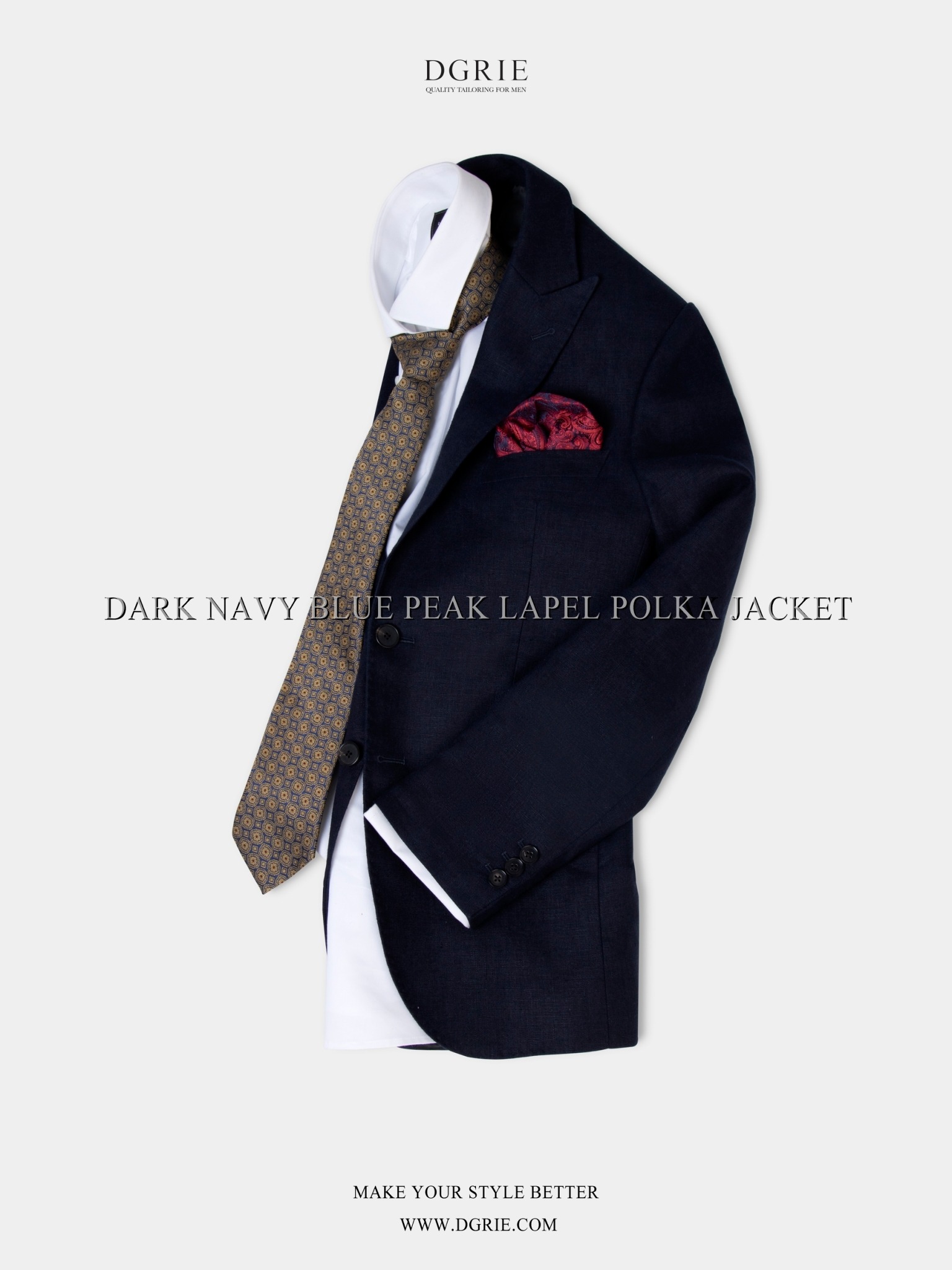 dgrie dark navy blue peak lapel jacket dgrie 2 dgrie dark navy blue peak lapel jacket dgrie 2