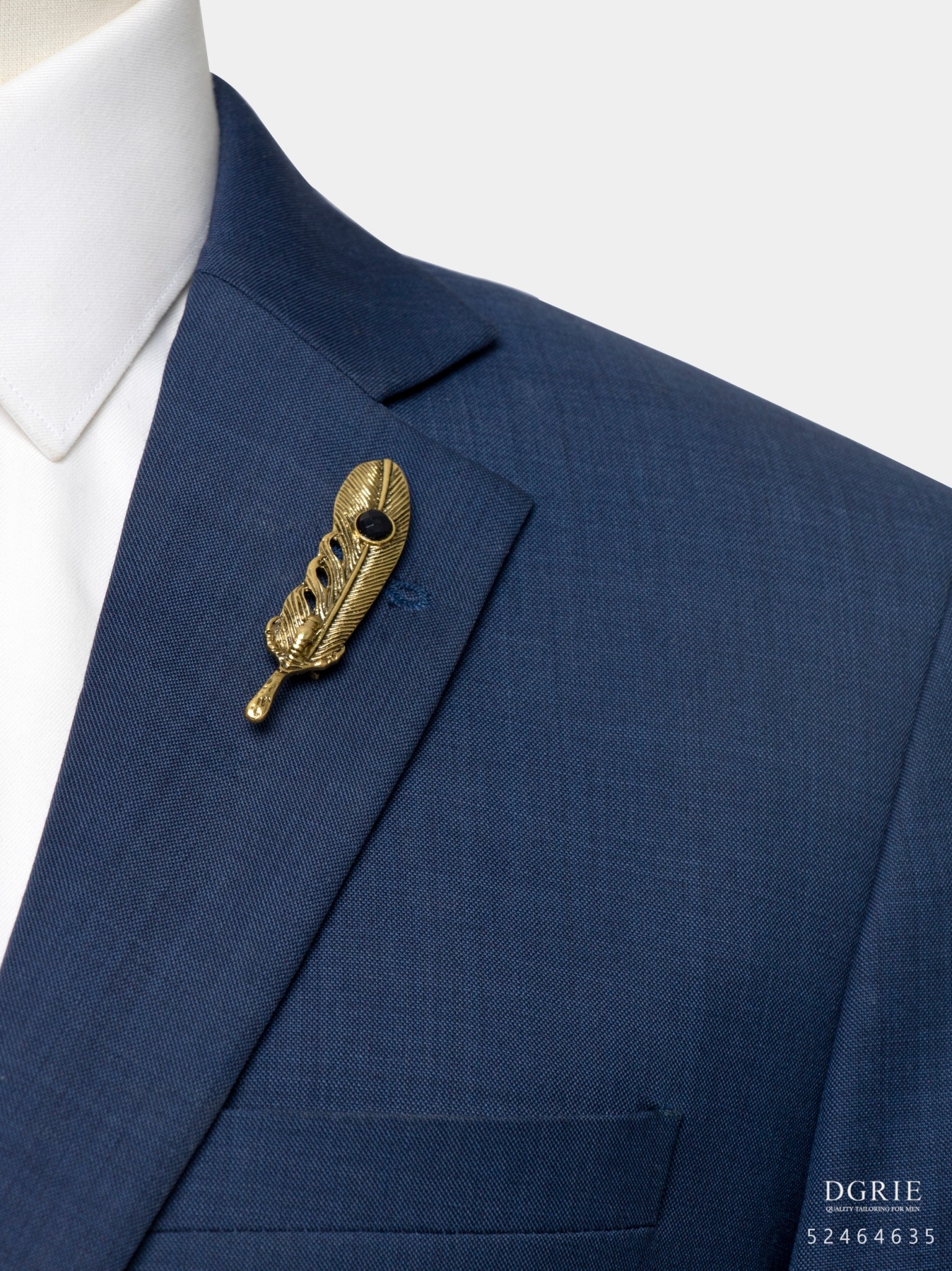 dgrie feather black diamond brooch dgrie 1