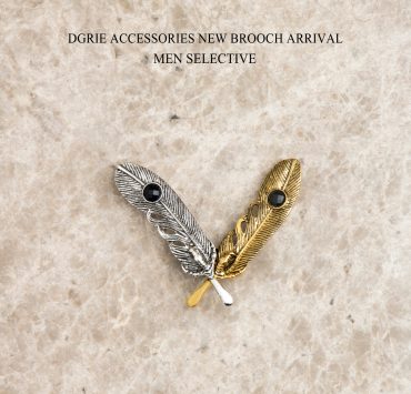 dgrie feather black diamond brooch dgrie 4