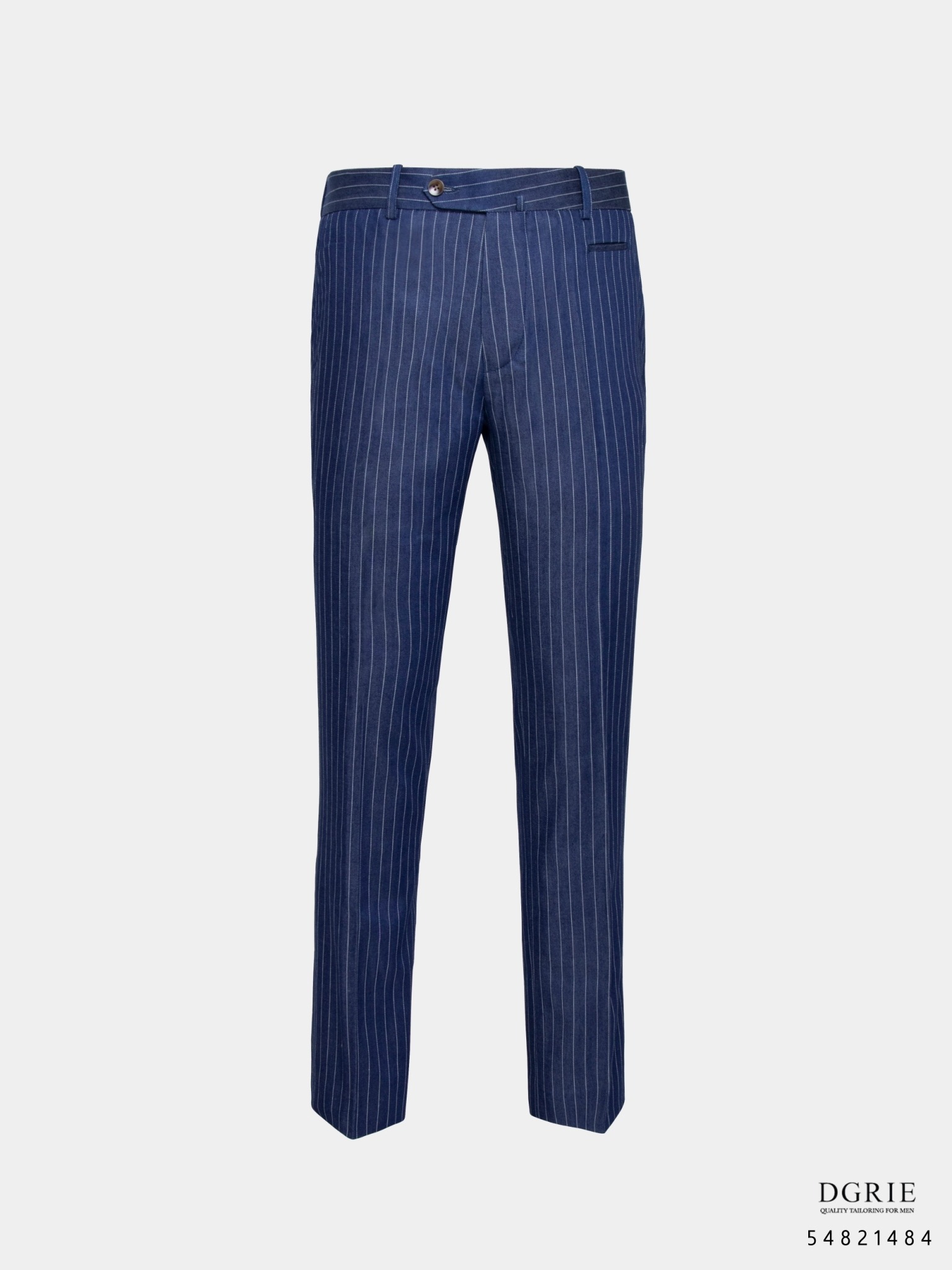 dgrie royal blue denim pinstripe suit dgrie 3