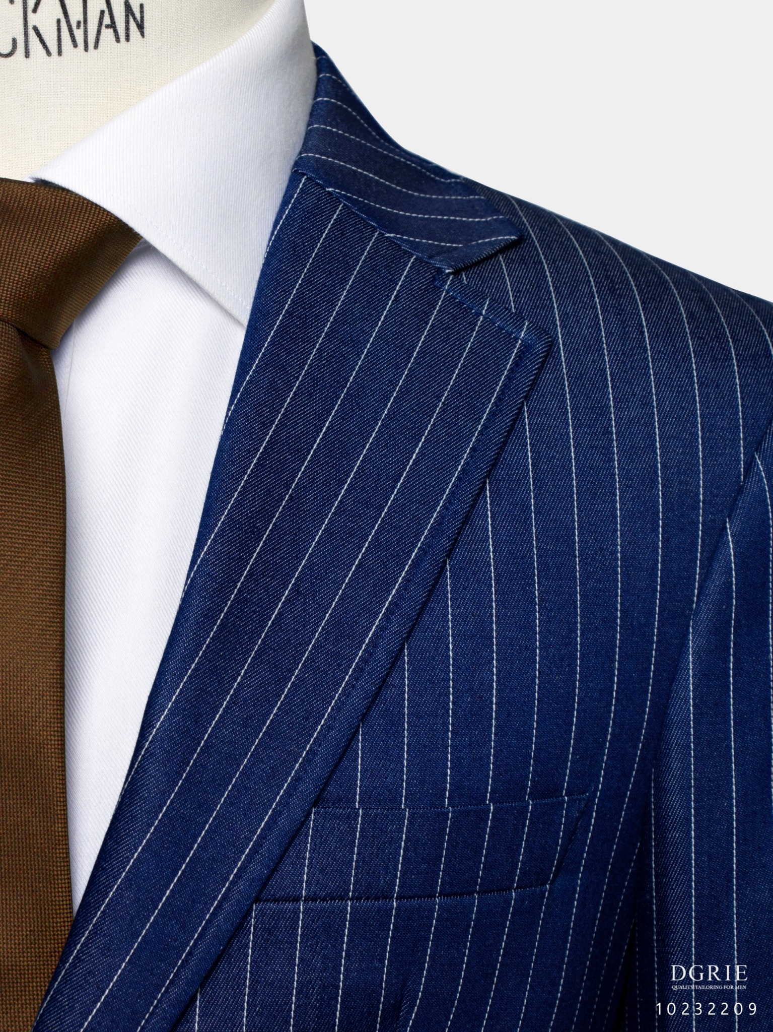 dgrie royal blue denim pinstripe suit dgrie 6