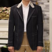 fitting window grey suit full canvas dgrie 1