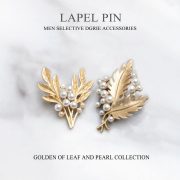 golden of leaf and pearl brooch dgrie 4