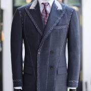 grey full canvas doublebreasted suits dgrie