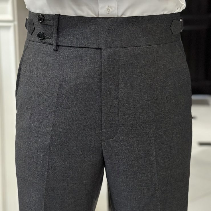 ร้าน ตัดกางเกงวินเทจ สีเทา ITALY CLASSIC GREY PANTS 19 italy classic grey pants dgrie 3