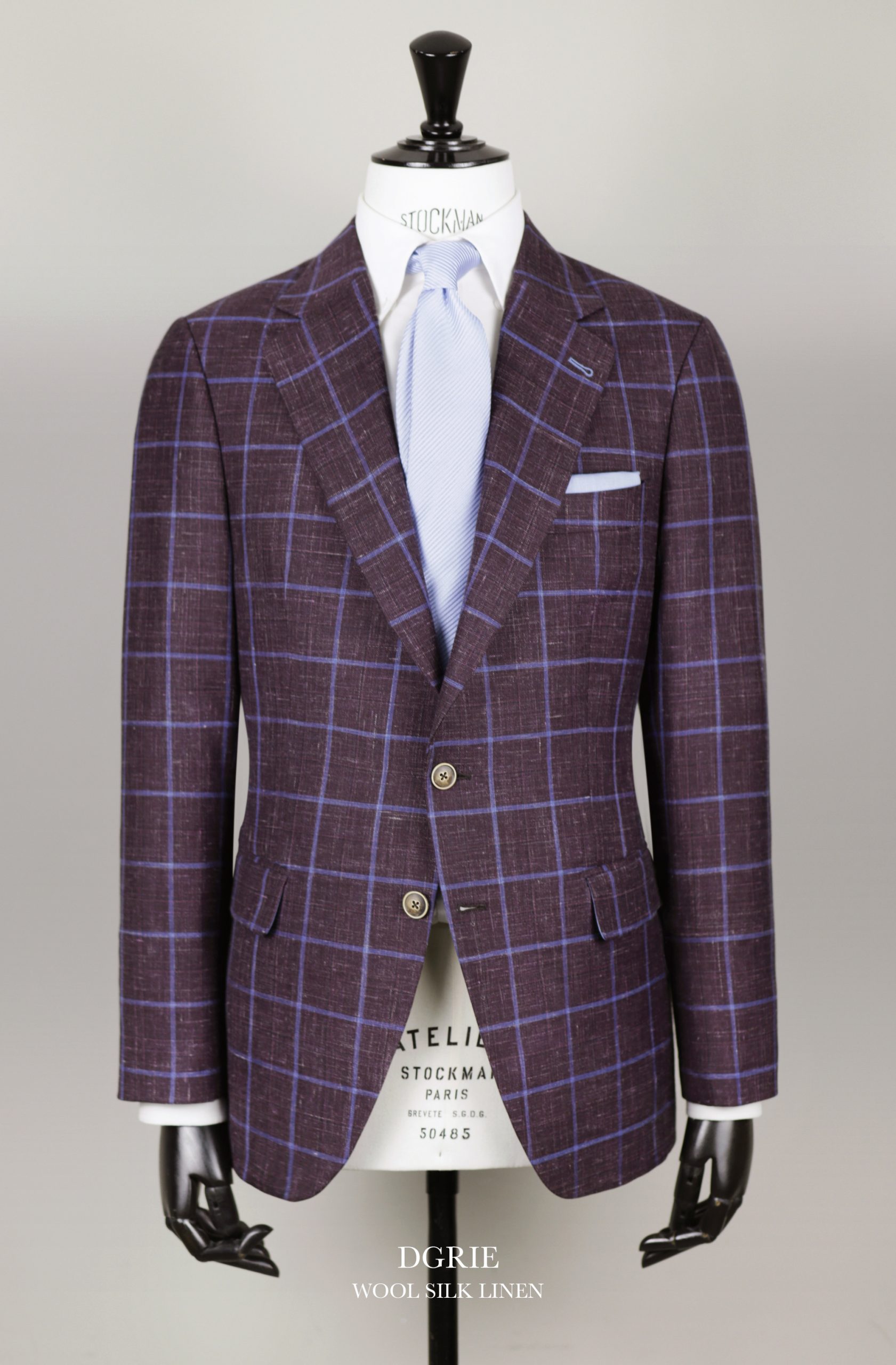 dgrie red wine wool linen silk jacket dgrie