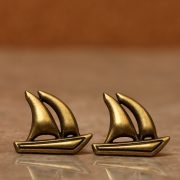 dgrie vintage golden barque brooch dgrie