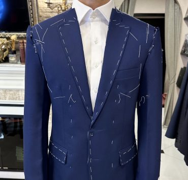 Fitting Navy Blue Classic Worsted Wool Suits 13 IMG 6268 copy 2