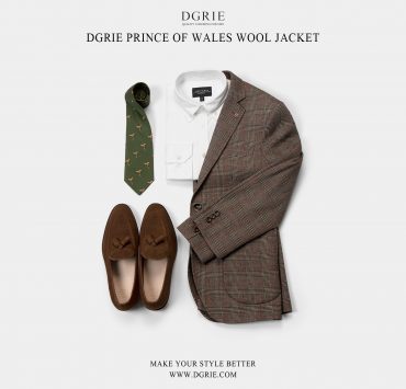 เสื้อสูทวินเทจ สีน้ำตาล - Brown Prince of wales Wool Jacket 15 352192806 809849623814321 2659574837926393513 n