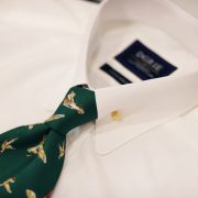 ร้านตัดเชิ้ต DGRIE: White Collar Pin Shirt