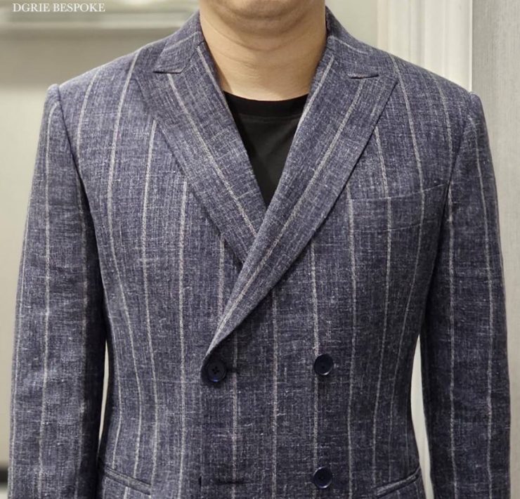 ตัดสูทลายทางใหญ่ ผ้าลินิน DGRIE SOLBIATI LINEN HEAVY STRIPE 21 IMG 6750 copy 2