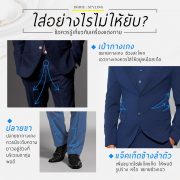 ใส่อย่างไรไม่ให้ยับ? How to wear suits without wrinkling?
