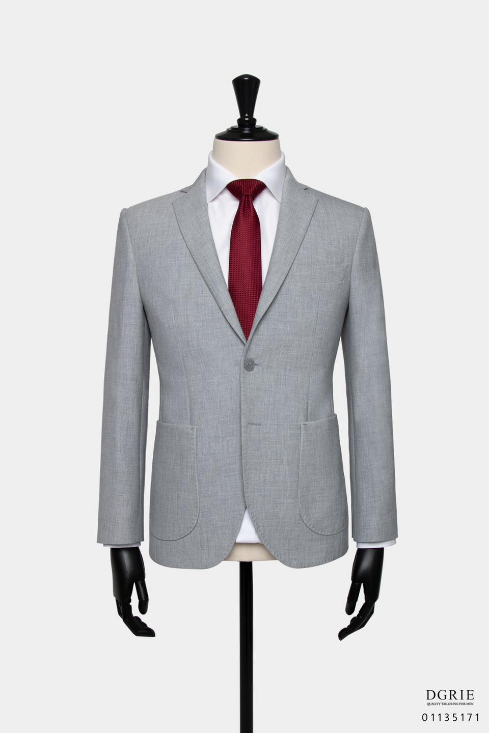 เสื้อสูทสีเทา ลำลอง แบบกึ่งทางการ Smart Fit Ultra Light Wool Jacket