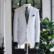 DGRIE ตัดสูท ผ้าไหมอิตาลี Piacenza Silk : S-Light Grey 59% Silk