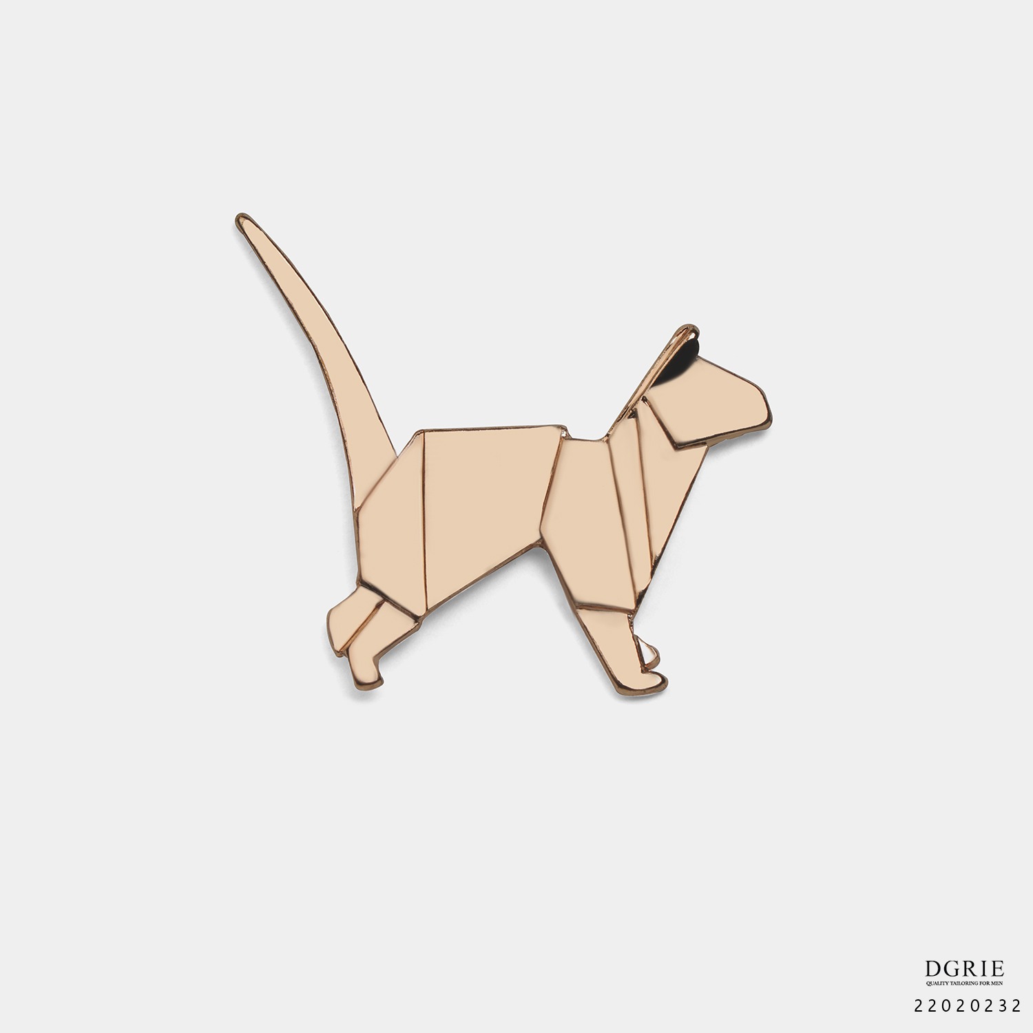 เข็มกลัดแมวสีทอง - Vintage Gold Kitty Cat Brooch