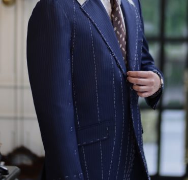 ตัดสูทหางม้า FITTING PINSTRIPE NAVY BLUE SUIT 15 ตัดสูทหางม้า FITTING PINSTRIPE NAVY BLUE SUIT