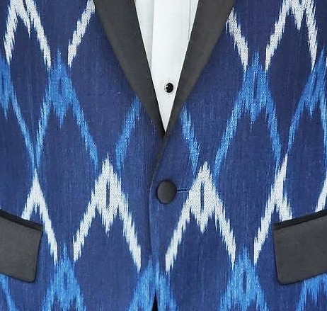 ตัดสูททักซีโด้ Tuxedo ด้วยผ้าไหมไทย Thai Silk Style