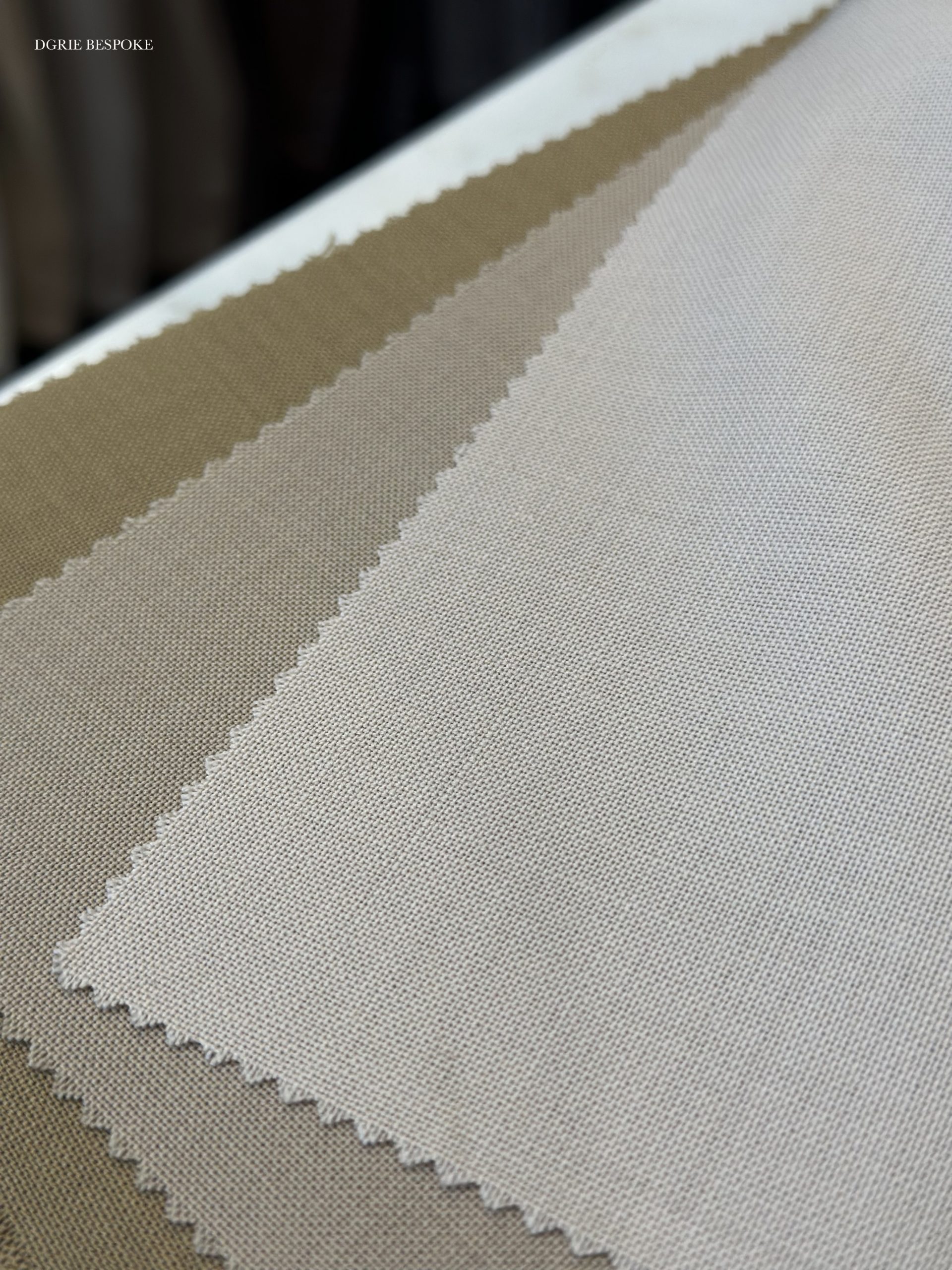 IMG_5714 copy ร้านตัดสูท ตัดสูทแต่งงาน DGRIE Beige Fresco Wool 3 Piece Suit