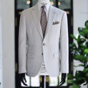 ตัดสูทลินินสีครีม DGRIE Beige Irish Linen Jacket