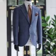 ตัดสูทลำลอง สีฟ้าลายตาราง DGRIE Blue Check Sport Jacket
