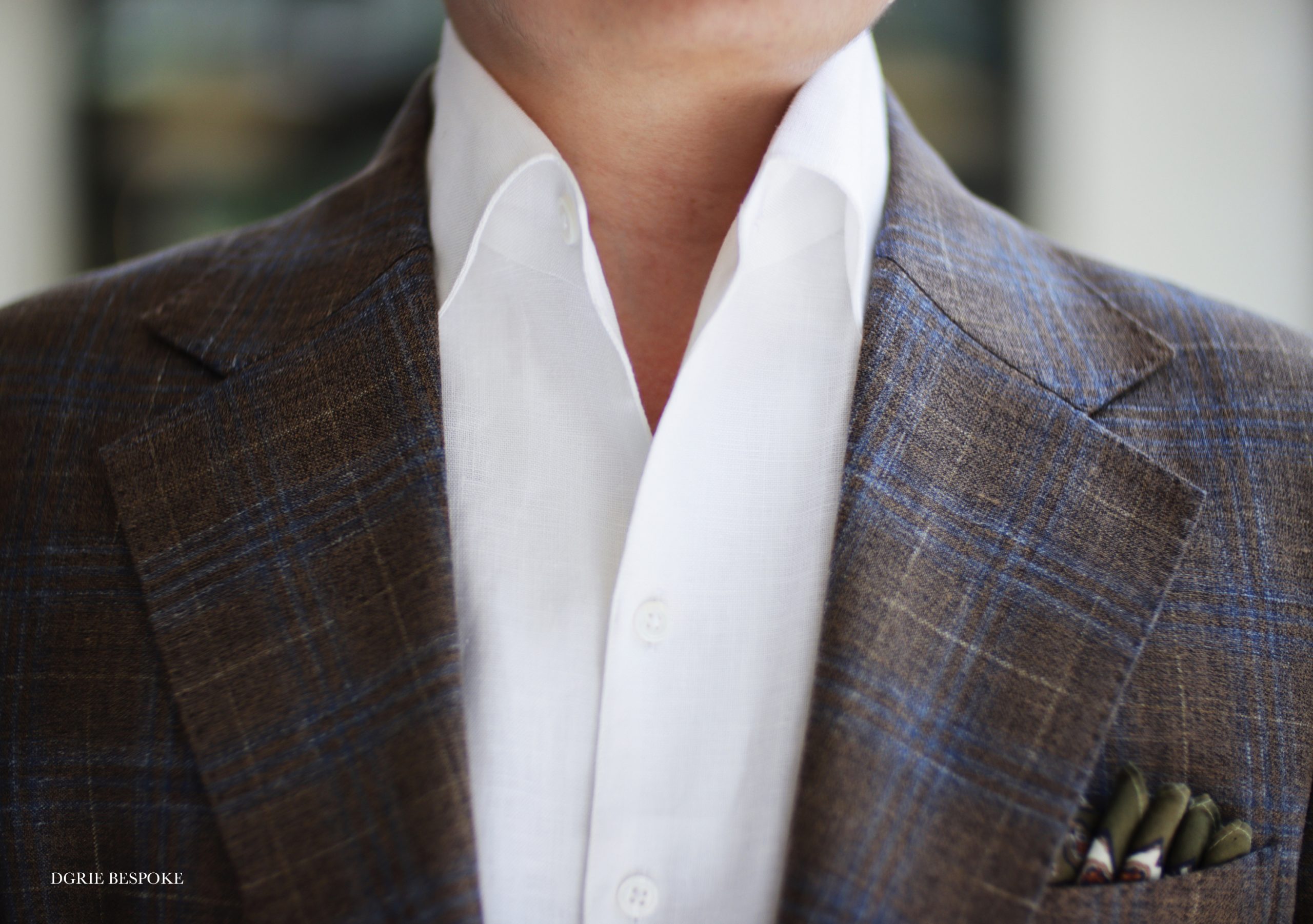 IMG_2369 copy DGRIE ตัดสูทลำลอง ตัดสูท Brown Check Jacket and Pastel Green