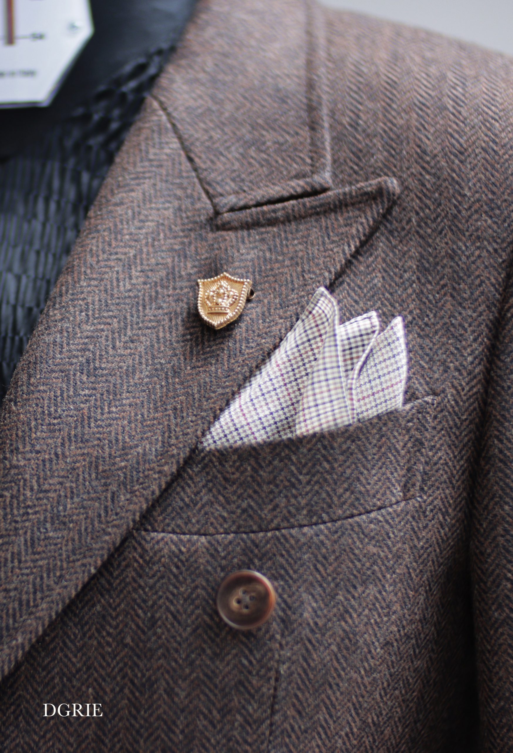 เข็มกลัดติดปกเสื้อสูท DGRIE Lapel Brooch