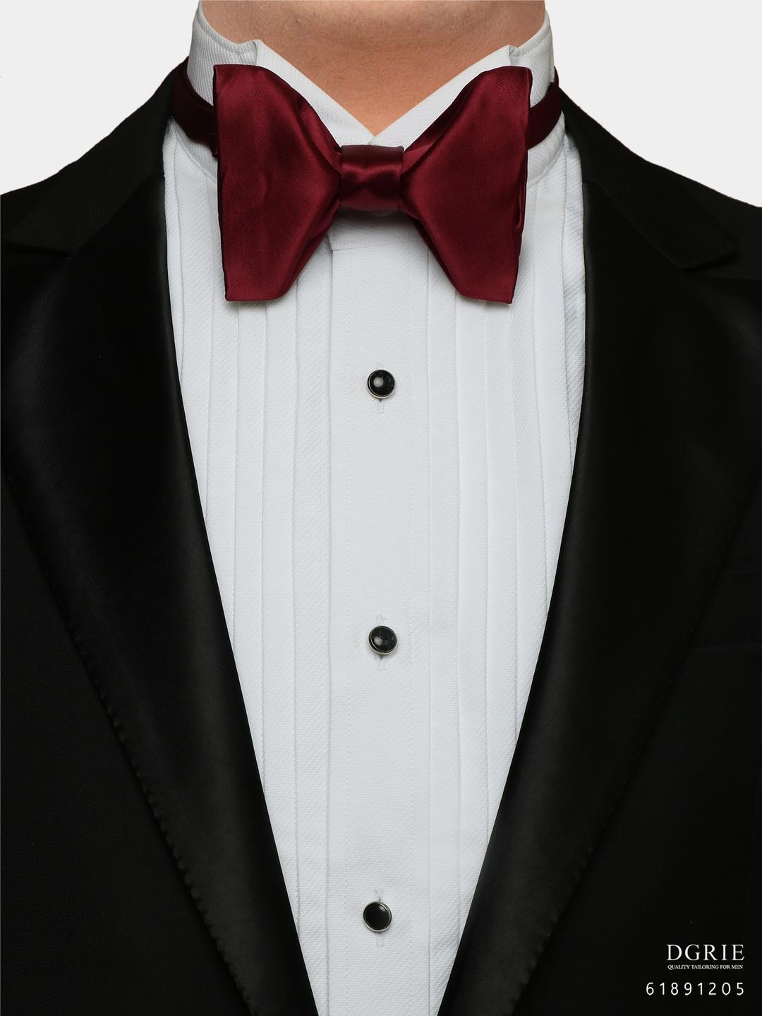 โบว์ไท Imported Luxury Moth Butterfly Silk Bowtie - DGRIE